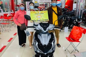 CHÚC MỪNG CÁC KHÁCH HÀNG ĐÃ TRÚNG VÀNG SJC 9999 KHI MUA XE TẠI HỆ THỐNG XE MÁY DUNG VƯỢNG